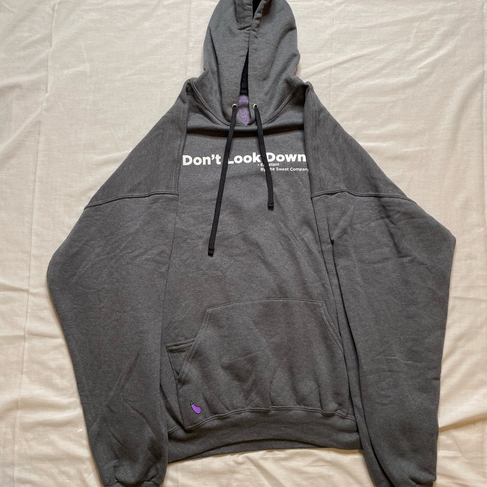 Grey Hoodie 🍆 (#93)